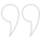Testimonial quote icon
